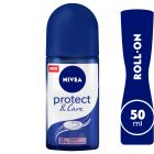 Nivea Deodorant Roll On Feminine Protect & Care - 50 Ml