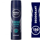 Nivea, Deodorant, Spray, Fresh Ocean, For Men - 150 Ml