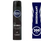 Nivea, Antiperspirant Spray, Deodorant Deep, Dry & Clean Feel, For Men - 200 Ml