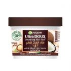 جارنييه، الترا دو، كريم مغذي للشعر، 3 في 1، بخلاصة جوز الهند والمكاديميا، للشعر الجاف والمجعد - 390 مل