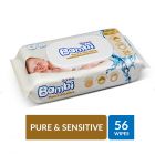 Sanita Bambi, Wet Wipes, Pure & Sensitive - 64 Pcs