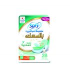 سوفي فوط نسائي ضد البكتريا بالمسك - 28 قطعة