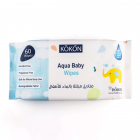Kokon, Aqua Baby Wipes - 60 Pcs
