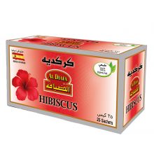 الضيافة، أكياس أعشاب، الكركديه - 25 قطعة