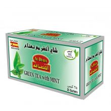الضيافة، أكياس أعشاب، الشاي الأخضر مع النعناع - 25 قطعة
