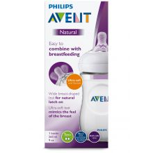 Philips Avent Natural Feeding Bottle For Baby From 1 Month - 260 Ml