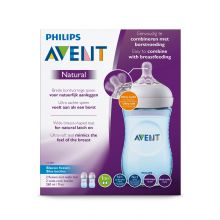 Philips Avent Natural 2.0 Feeding Bottle Blue - 260 Ml