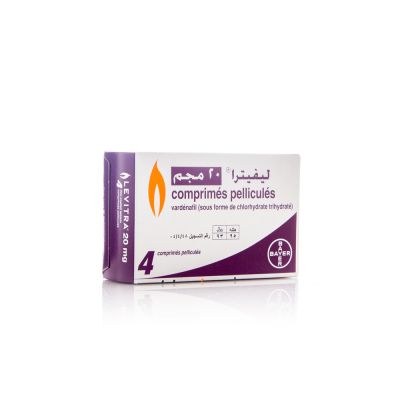 ليفترا 20 مجم - 4 أقراص