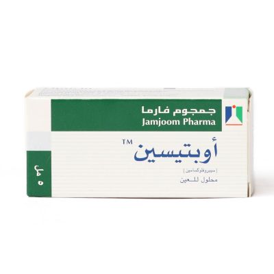 أوبتيسين، سيبروفلوكساسين، مضاد حيوي، نقط للعين - 5 مل