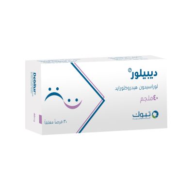 ديبيلور، لوراسيدون هيدروكلورايد، قرص، 40 ملجم - 30 قرص