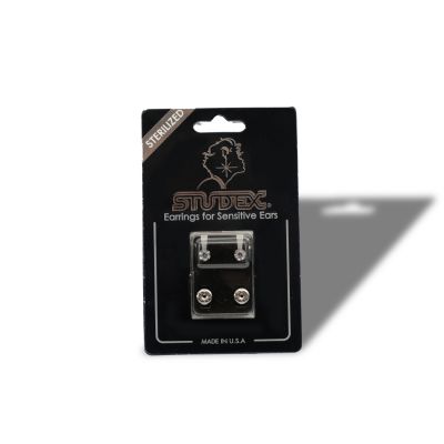 ستودكس، Pr-Ld6049W-Stx، حلق للأذن الحساسة فضى - 1 زوج