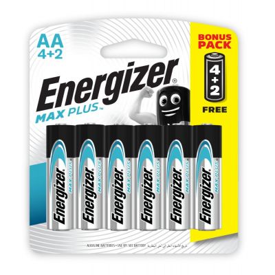 انرجايزر Aa Bp بطاريات ماكس بلص 4+2 مجانا - 1 عبوة