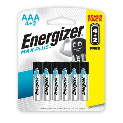 انرجايزر Bp Aaa بطاريات ماكس بلص 4+2 مجانا - 1 عبوة