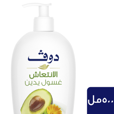 دوڤ، غسول اليدين، روتين الانتعاش، بخلاصة زيت الأفوكادو - 500 مل